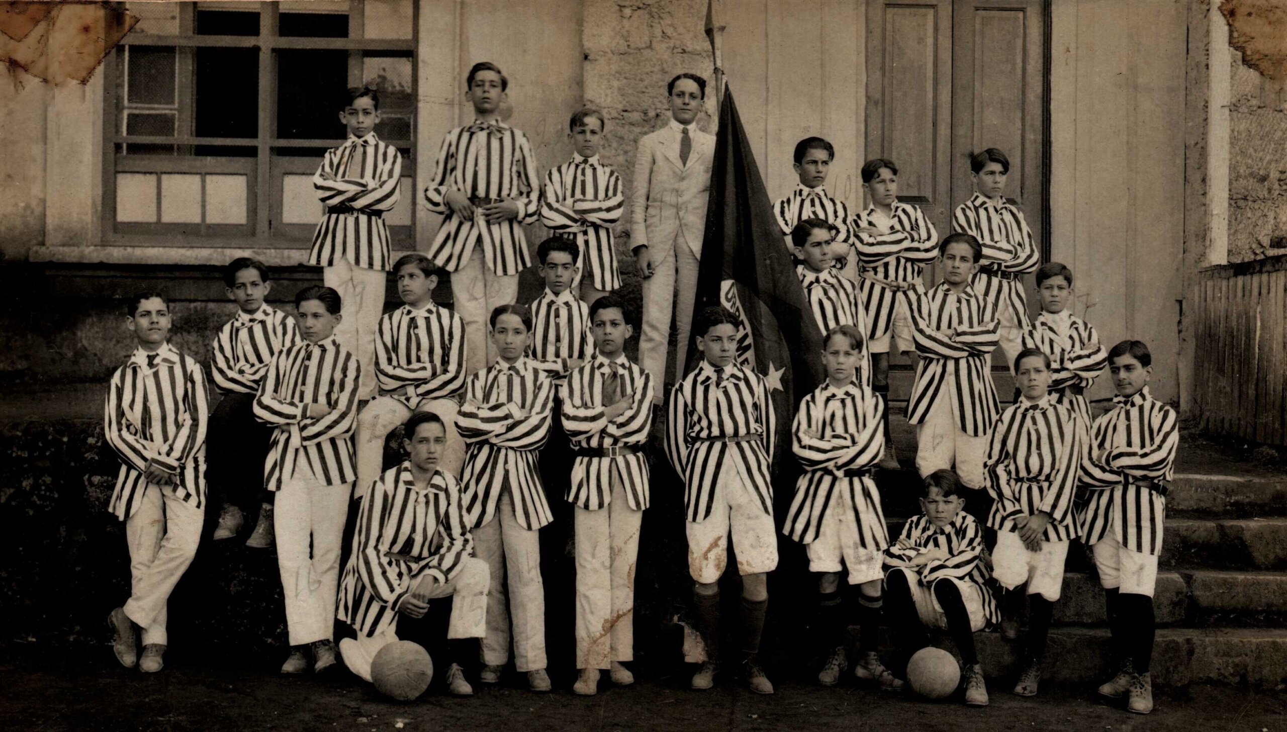 O colégio Anchieta introduziu o futebol em Nova Friburgo. Acervo colégio Anchieta