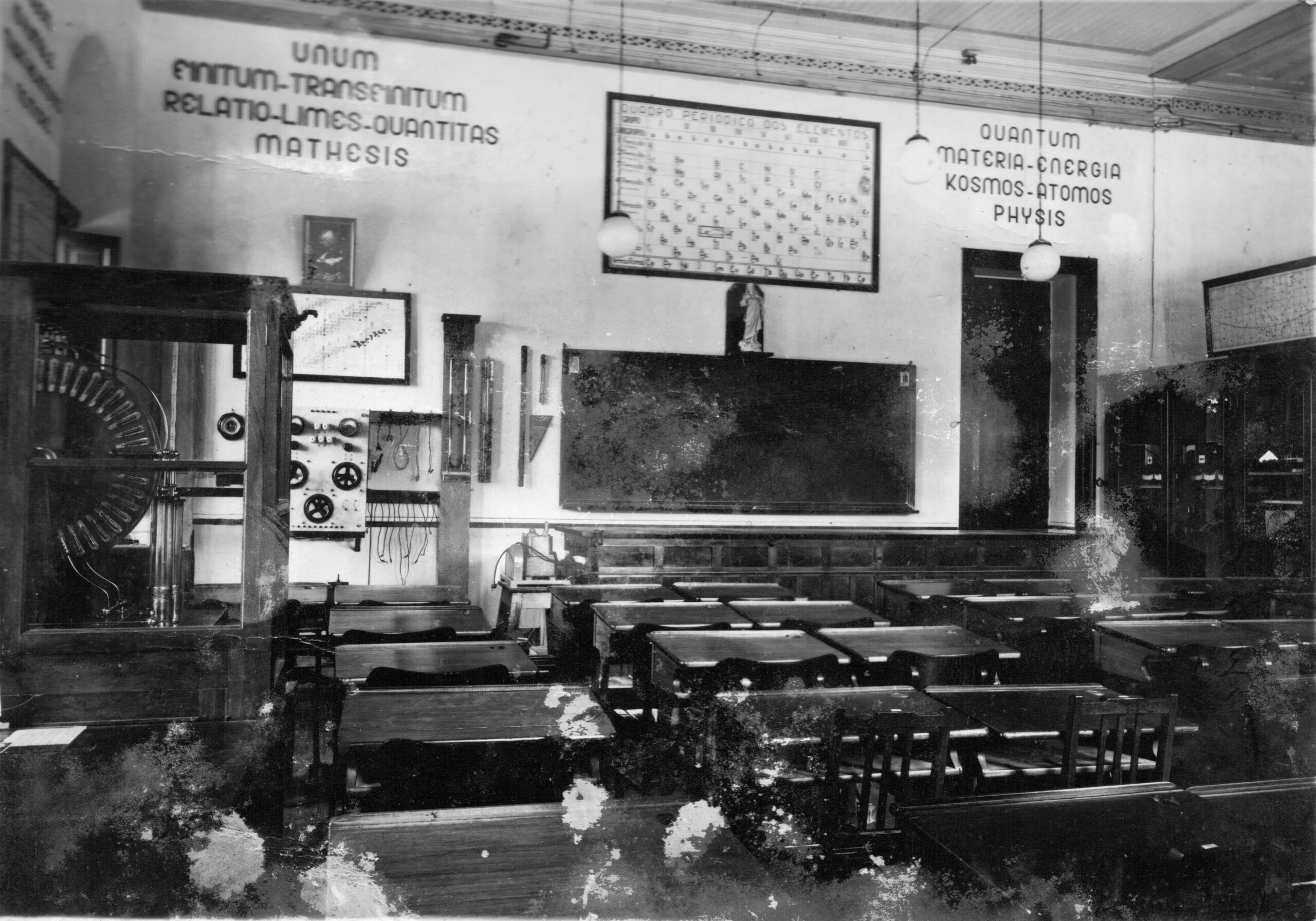 Sala de aula do colégio Anchieta. Acervo colégio Anchieta.